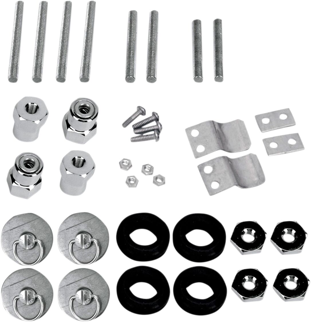 SADDLEMEN SADDLEMEN Kit elementi di fissaggio e perni di attacco valigie laterali a sgancio rapido S4 per Harley