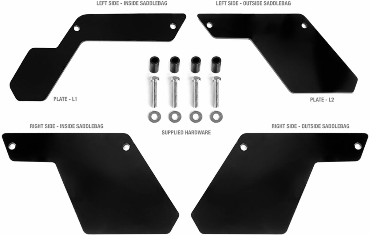 SADDLEMEN Staffa di montaggio rigida DXT per borse laterali HARLEY DAVIDSON FXLRS 1923 ABS 22>24