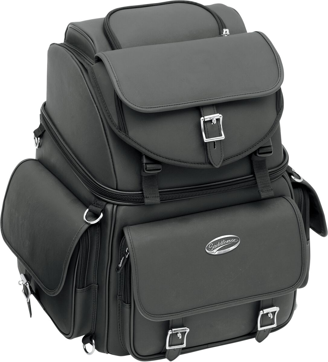 SADDLEMEN EX000440 Borsa combinata Schienale, sella passeggero e sissybar BR3400EX HARLEY DAVIDSON TRIUMPH BMW HONDA