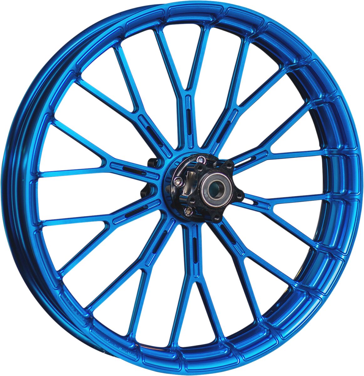 ARLEN NESS 71-547 CERCHIO ANTERIORE A RAGGI Y-SPOKE BLUE 21X3.5 HARLEY DAVIDSON HONDA INDIAN VICTORY