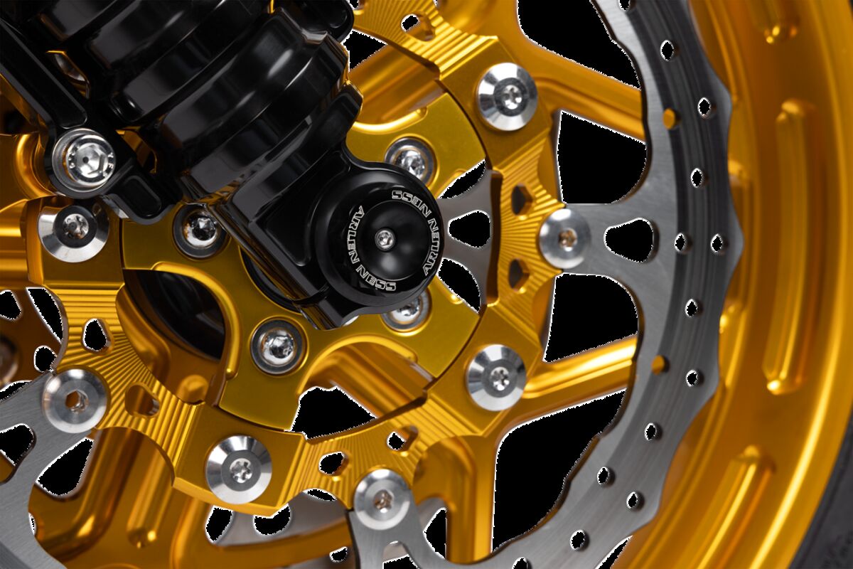 ARLEN NESS 71-584 CERCHIO ANTERIORE POSTERIORE forgiato Speed 5 19 X 3.25 GOLD HARLEY DAVIDSON HONDA INDIAN VICTORY