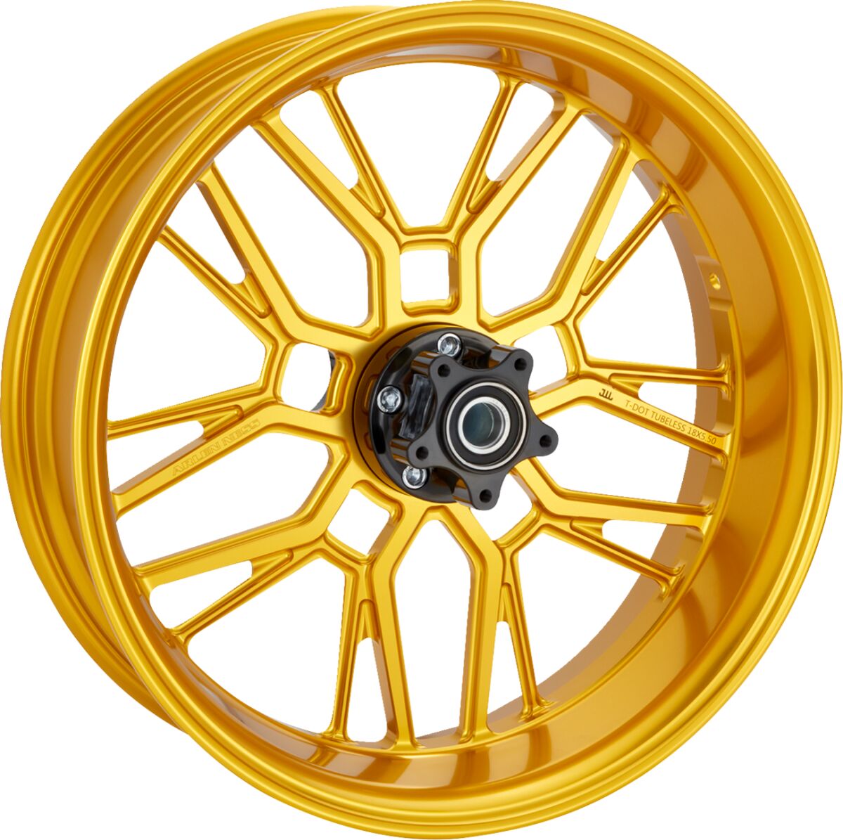 ARLEN NESS 330-009 Cerchio ANTERIORE POSTERIORE a raggi divisi 18 X 5.5 GOLD HARLEY DAVIDSON HONDA INDIAN VICTORY
