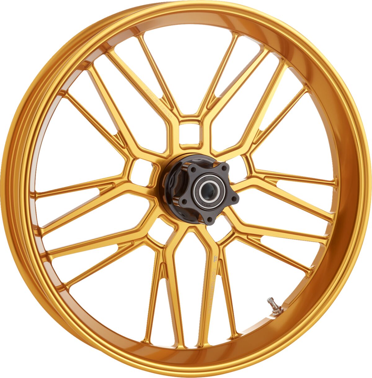 ARLEN NESS 330-012 Cerchio ANTERRIORE POSTERIORE A RAGGI SDOPPIATI RIM 19 X 3.25 GOLD HARLEY DAVIDSON HONDA INDIAN VICTORY