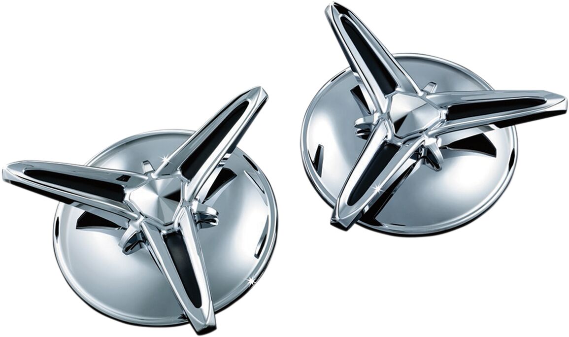 KURYAKYN KUR1243 Tappi coprimozzo in stile “Knock-Off” Harley Davidson FLHTK 1868 ABS Glide Ultra Limited 114 09>24