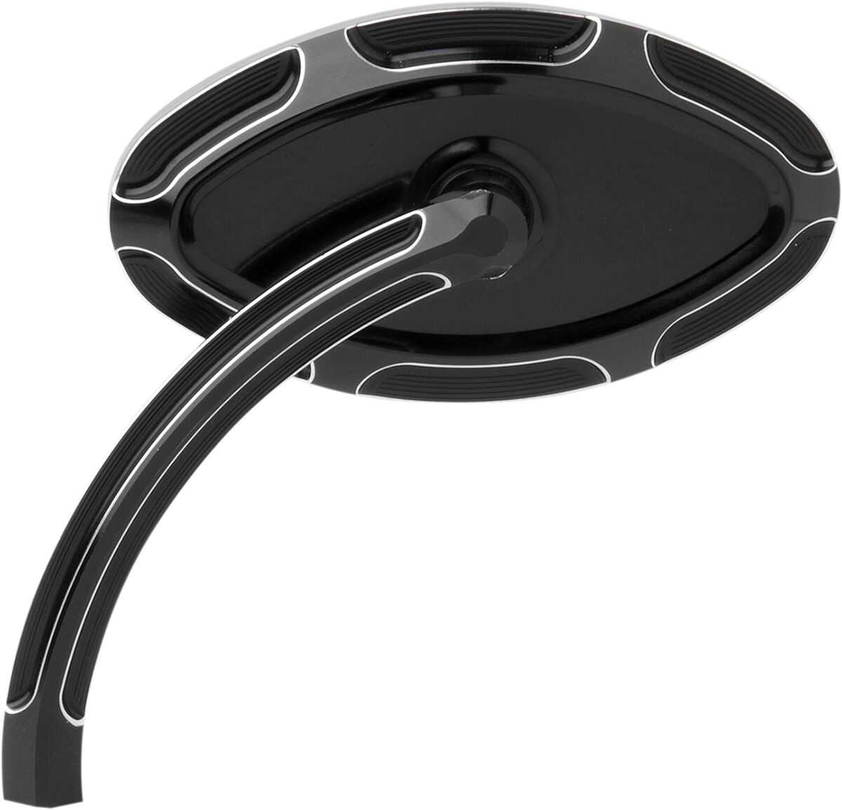 ARLEN NESS 13-130 Specchio DX a stelo corto smussato HARLEY DAVIDSON TRIUMPH YAMAHA SUZUKI DUCATI MOTO GUZZI