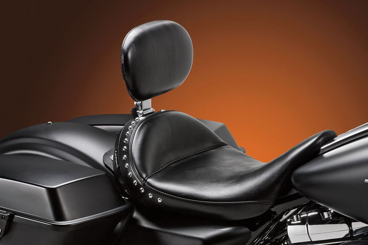 LE PERA LK-697BR Sella singola Monterey con schienalino pilota Harley Davidson FLTRK 1868 ABS Road Glide Limited 114 08>24