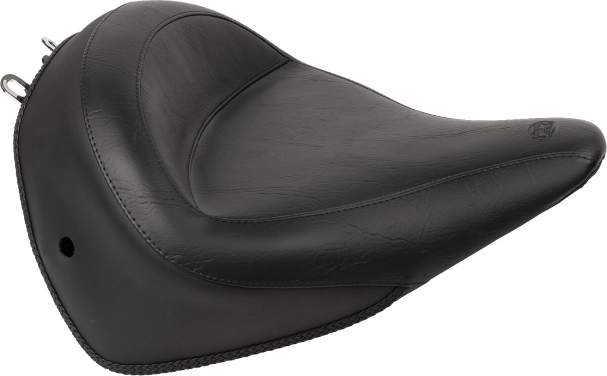 MUSTANG 76232 Sella PILOTA larga stile vintage in vinile HARLEY DAVIDSON FLSTN 1690 ABS 05>17