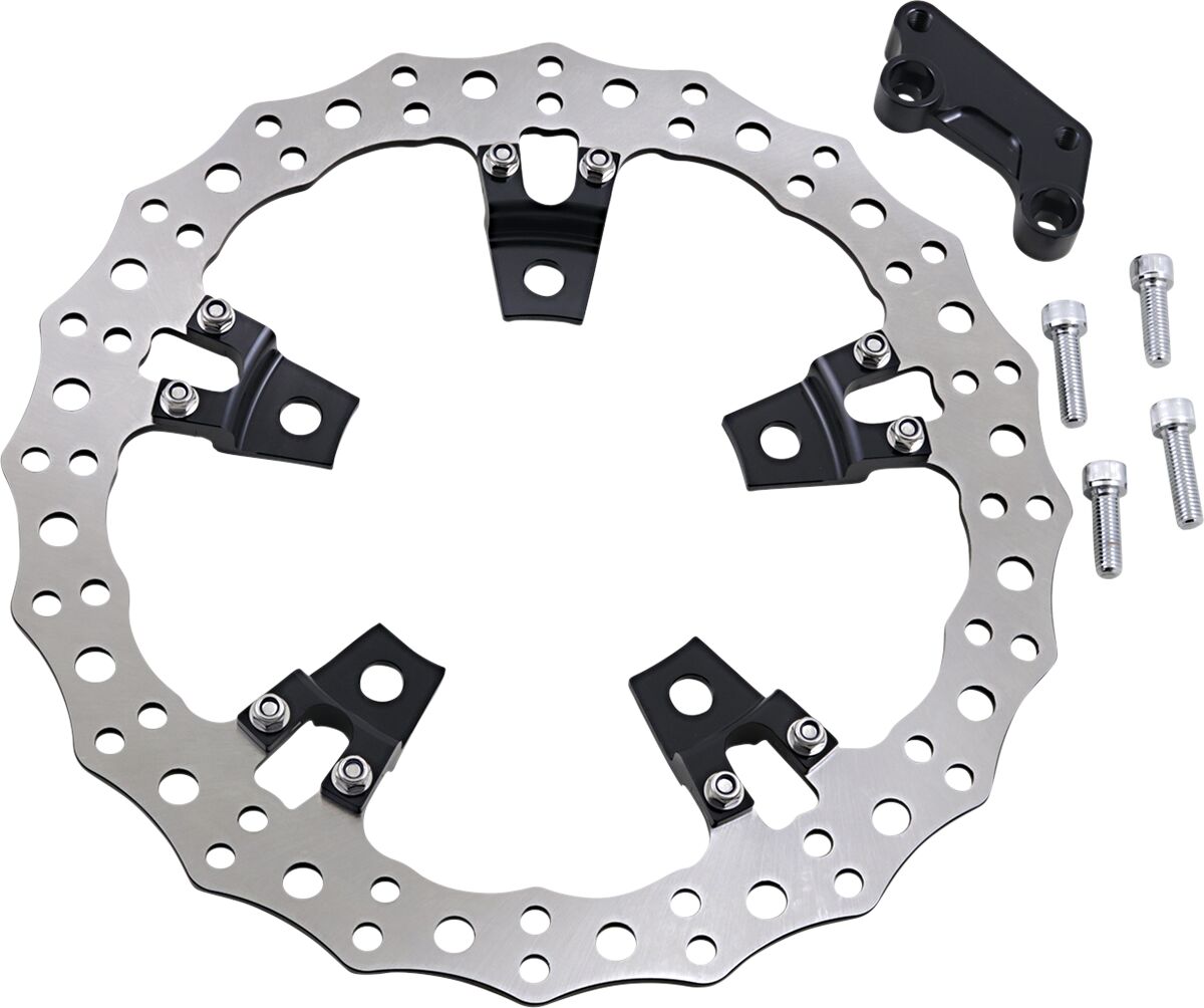 ARLEN NESS 02-950 Disco freno flottante ANTERIORE bordi seghettati Harley Davidson FLHRXS 1868 ABS 14>24