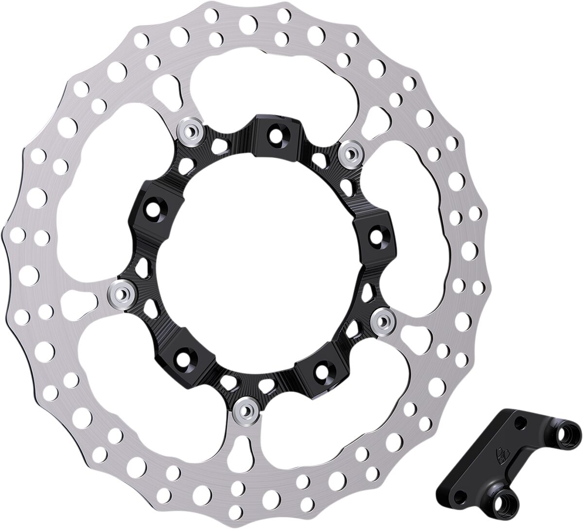 ARLEN NESS 300-000 Kit disco FRENO ANTERIORE flottante completo da 14″ Big Brake Harley Davidson FLHRXS 1868 ABS 14>24