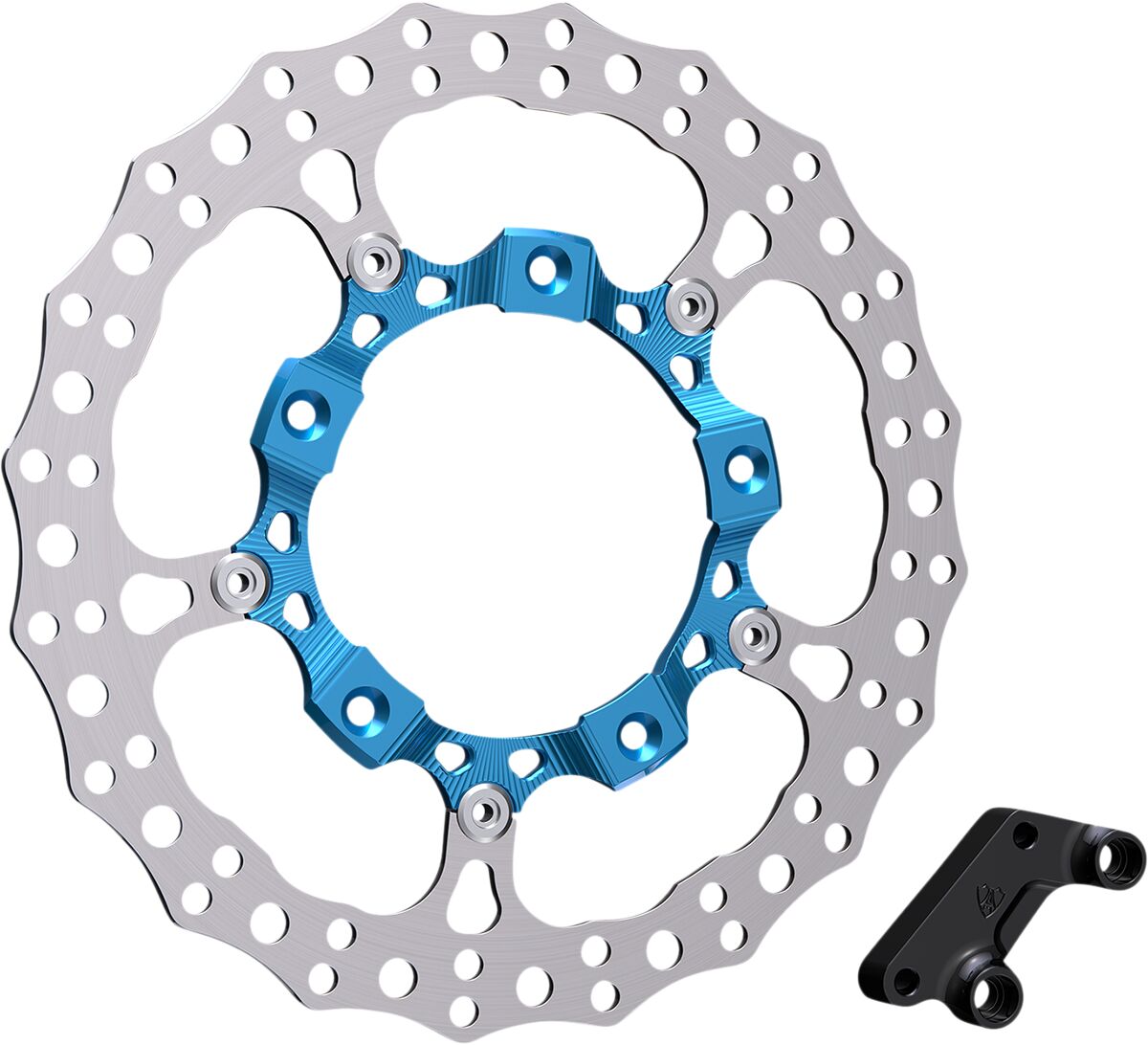 ARLEN NESS 300-001 Kit disco FRENO ANTERIORE flottante completo da 14″ Big Brake Harley Davidson FLHRXS 1868 ABS 14>24