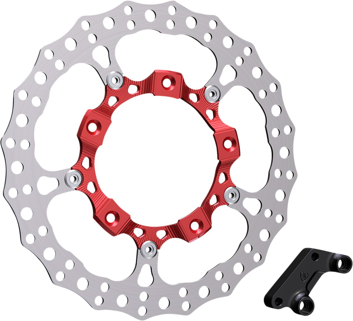 ARLEN NESS 300-003 Kit disco FRENO ANTERIORE flottante completo da 14″ Big Brake Harley Davidson FLHRXS 1868 ABS 14>24