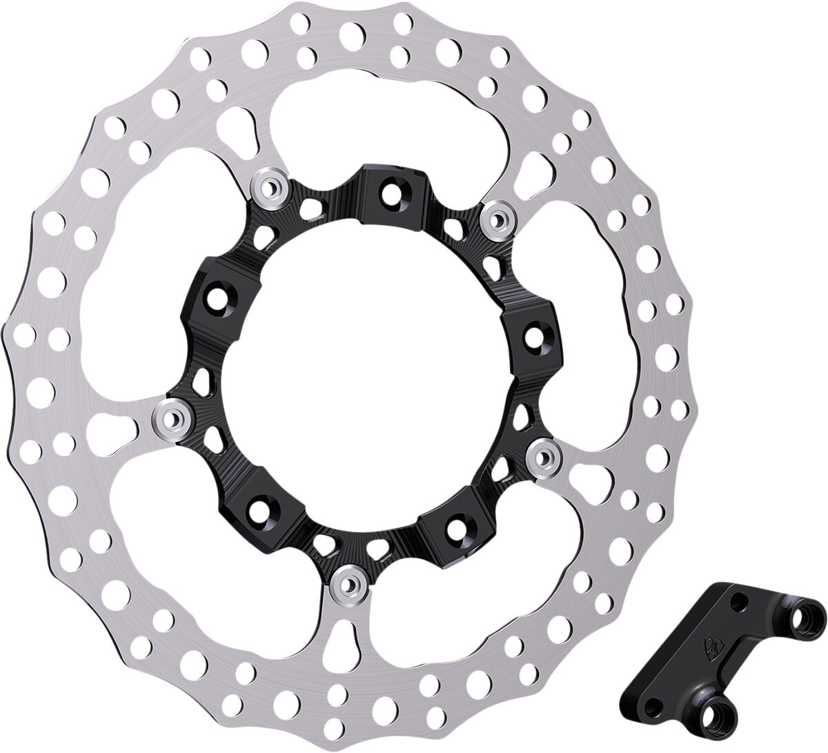 ARLEN NESS 300-004 Kit disco FRENO ANTERIORE flottante completo da 14″ Big Brake Harley Davidson FLHRXS 1868 ABS 14>24