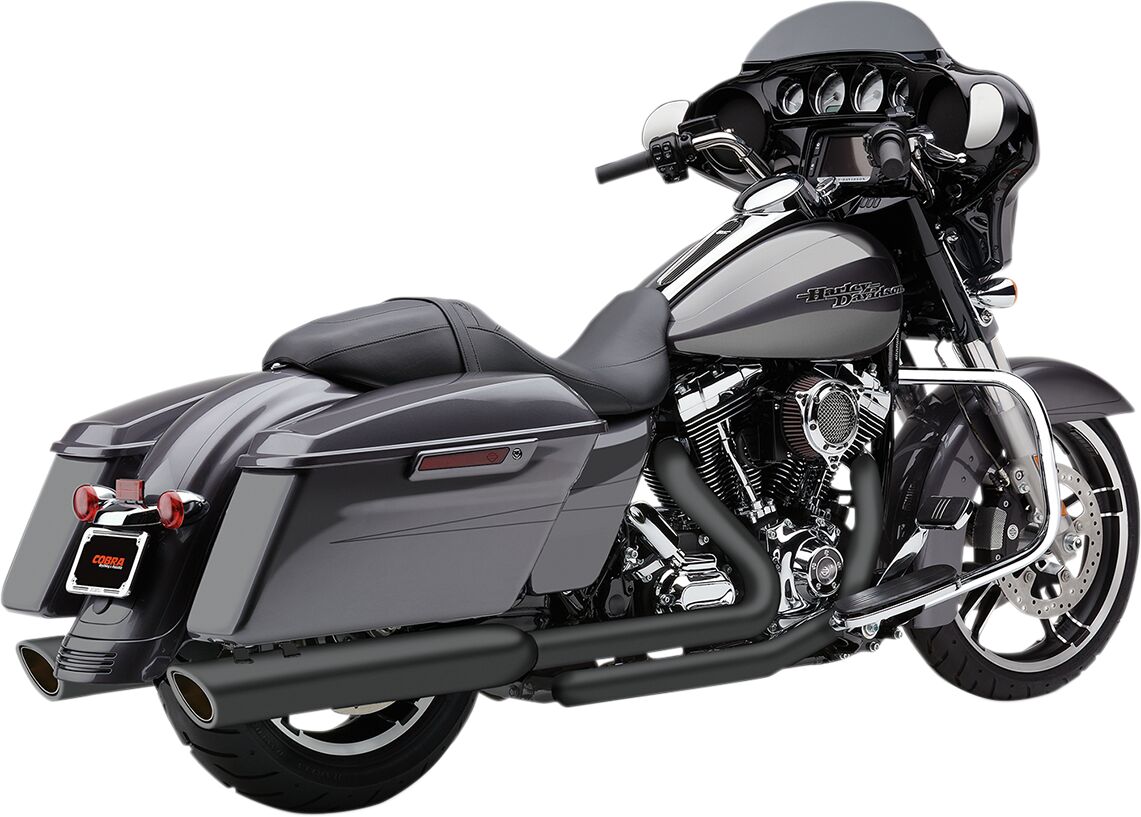 COBRA 6106RB Silenziatori slip-on Twin 909 HARLEY DAVIDSON FLHXS 1690 ABS 95>16