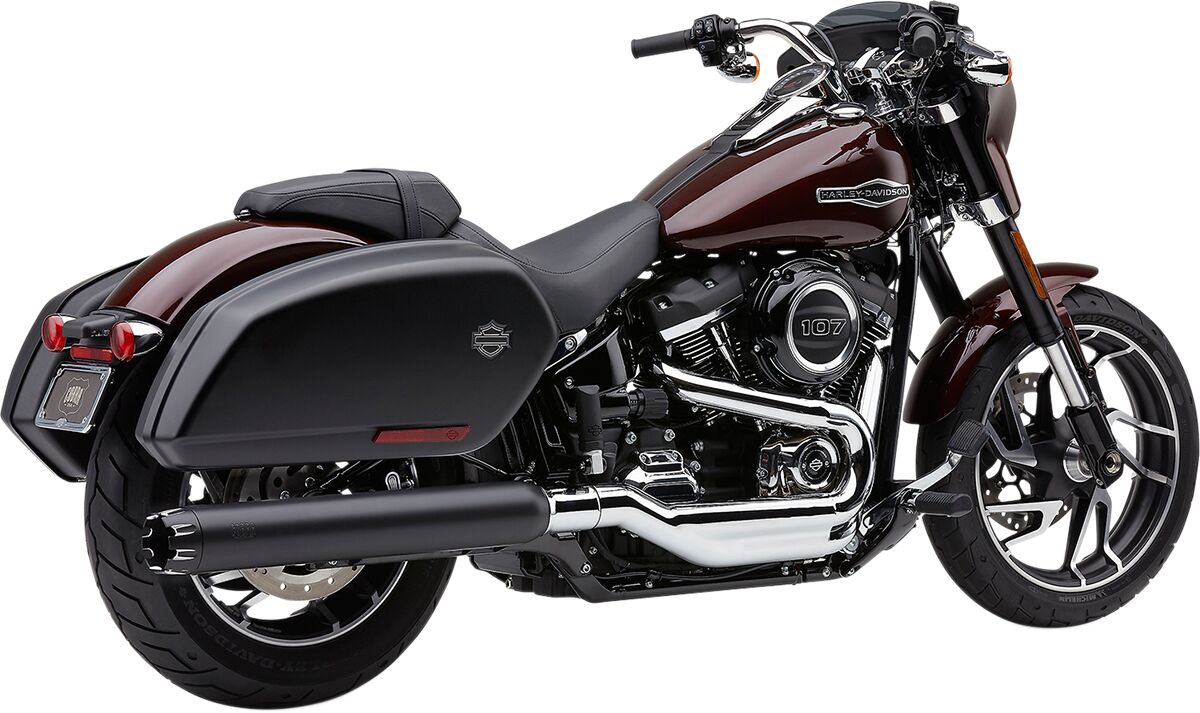 COBRA 6521B Silenziatore slip-on Dual Cut Neighbor Hater HARLEY DAVIDSON FLSB 1750 ABS 18>20