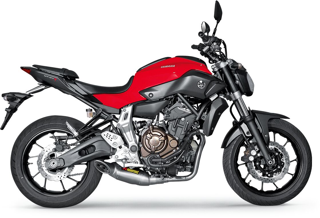 AKRAPOVIC S-Y7R1-HAFT SCARICO COMPLETO Racing Line YAMAHA MT-07 14>16