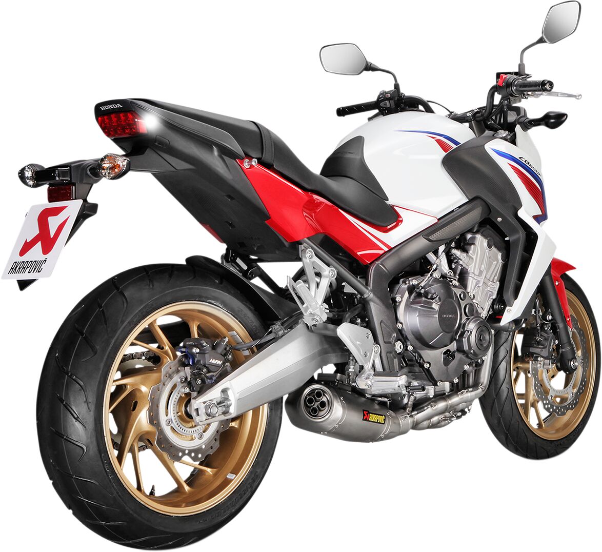 AKRAPOVIC S-H6R12-HAFT SCARICO COMPLETO Racing Line HONDA CBR 650 F ABS 14>16