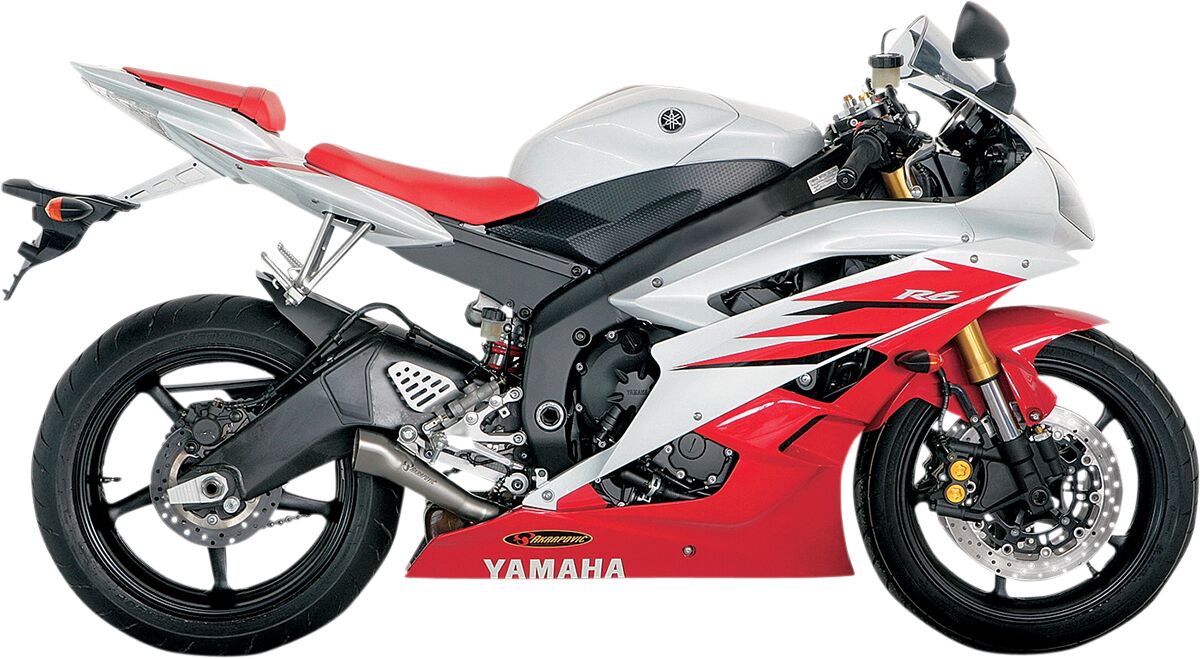 AKRAPOVIC SM-Y6SO6T Silenziatore linea slip-on a megafono stile GP YAMAHA YZF-R6 600 06>25