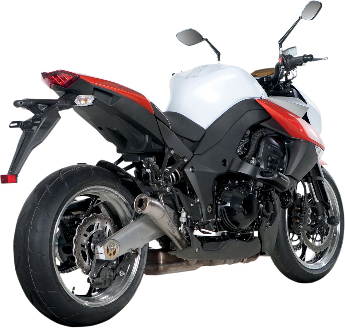 AKRAPOVIC SM-K10SO2T Silenziatore linea slip-on a megafono stile GP KAWASAKI	Z 1000 ABS 14>20