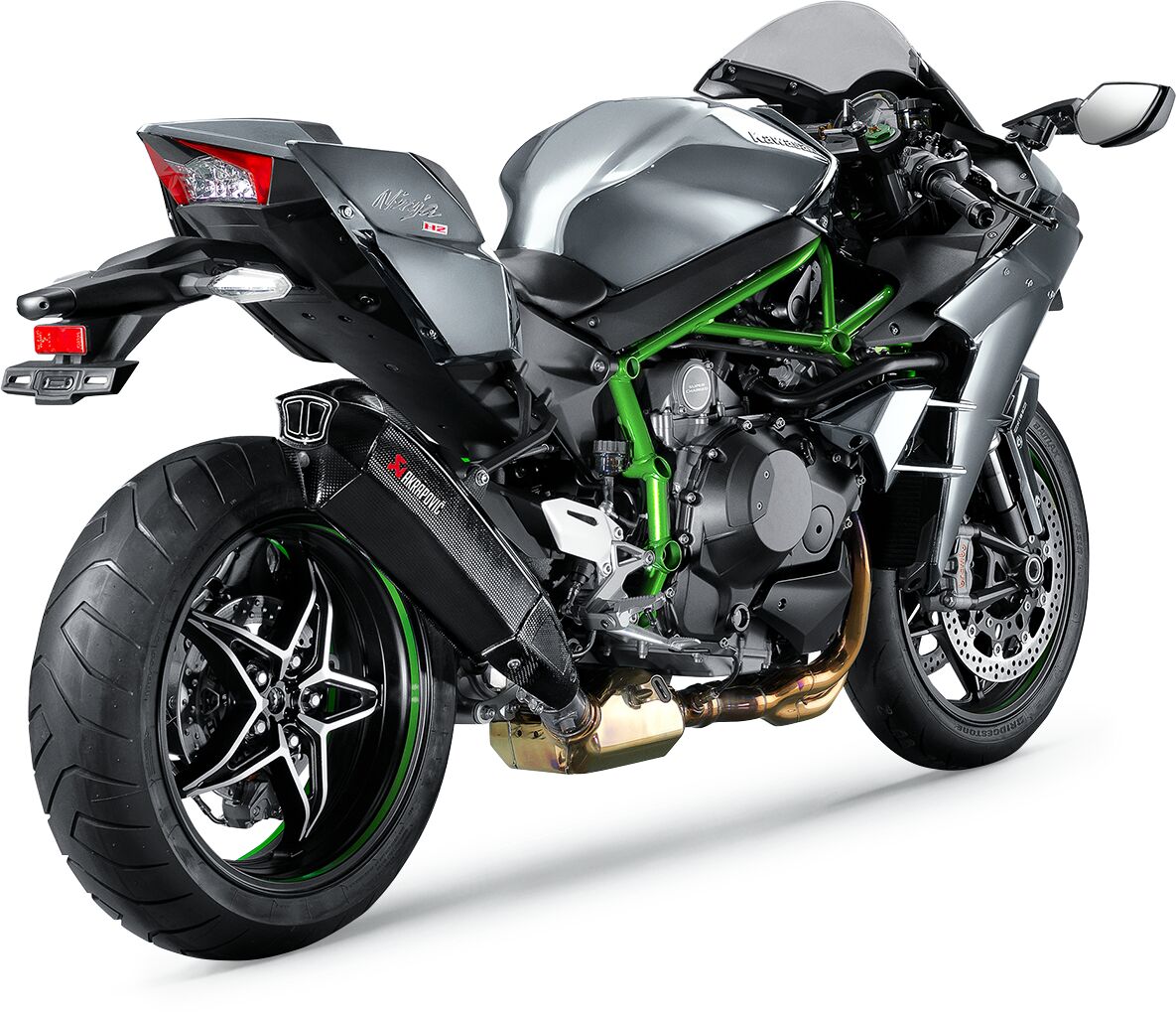 AKRAPOVIC S-K10SO15-HX2C Silenziatore linea slip-on KAWASAKI H2 1000 ABS 15>21
