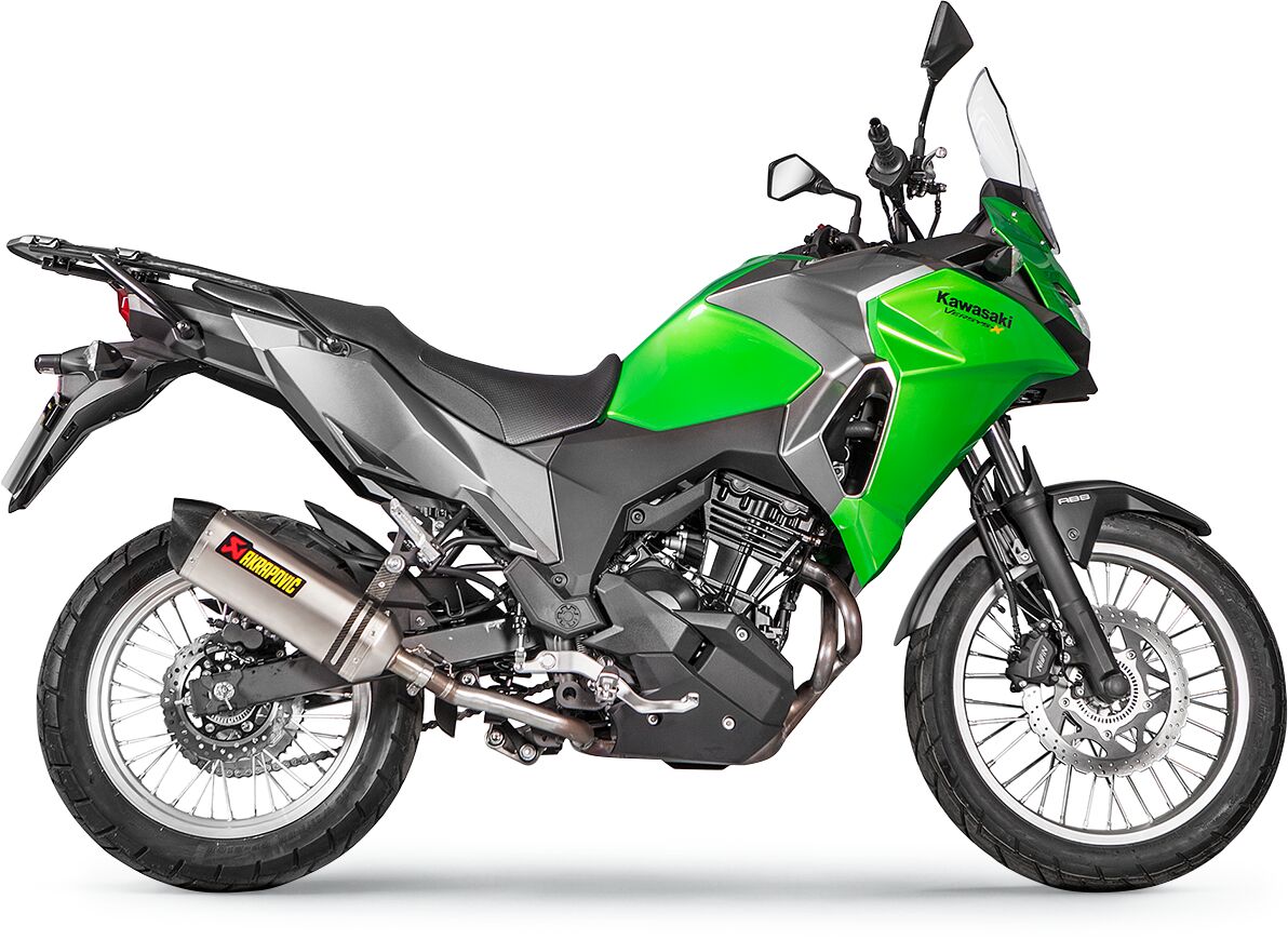 AKRAPOVIC S-K3SO2-HZT Silenziatore linea slip-on KAWASAKI KLE 300 ABS 17>20