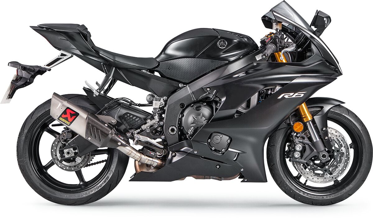 AKRAPOVIC S-Y6SO12-HAPT Silenziatore slip-on in titanio YAMAHA YZF-R6 600 17>25