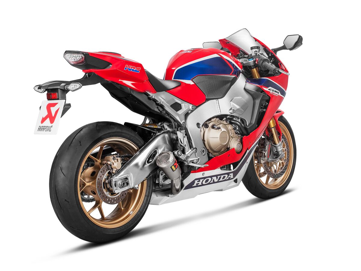 AKRAPOVIC S-H10SO18-CBT Silenziatore slip-on in titanio HONDA CBR 1000 RR ABS 17>19