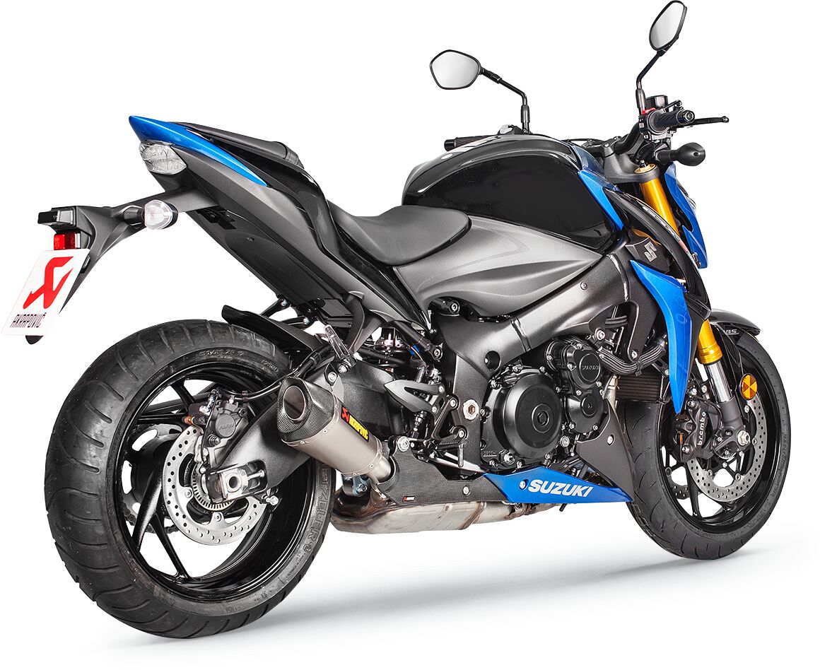 AKRAPOVIC S-S10SO11-HASZ Silenziatore slip-on in titanio SUZUKI GSX-S 1000 F ABS 15>20