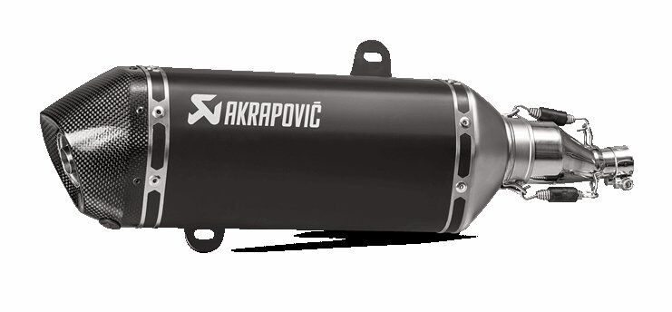 AKRAPOVIC S-VE125SO1-HZBL Silenziatore linea slip-on SCOOTER VESPA GTS 125 IGET ABS 17>20