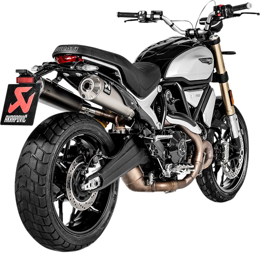 AKRAPOVIC S-D11SO4-HBFGT Silenziatore slip-on in titanio DUCATI SCRAMBLER 1100 ABS 18>24