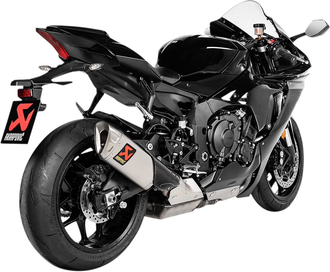 AKRAPOVIC S-Y10SO18-HAPLT Silenziatore slip-on in titanio YAMAHA YZF-R1 1000 ABS 15>24