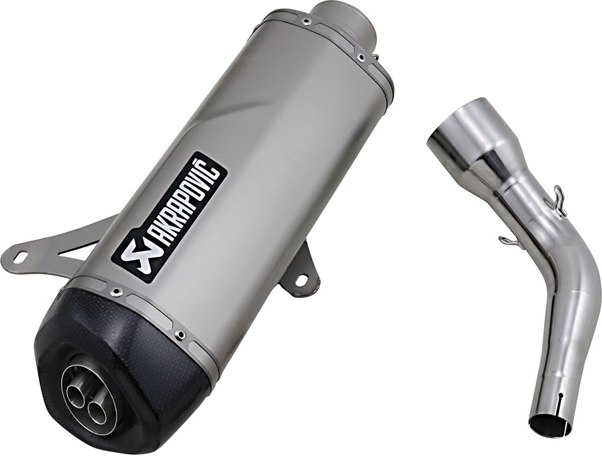 AKRAPOVIC S-VE3SO9-HRSS Silenziatore slip-on per scooter in acciaio inossidabile VESPA GTS 300 I.E. ABS 05>20