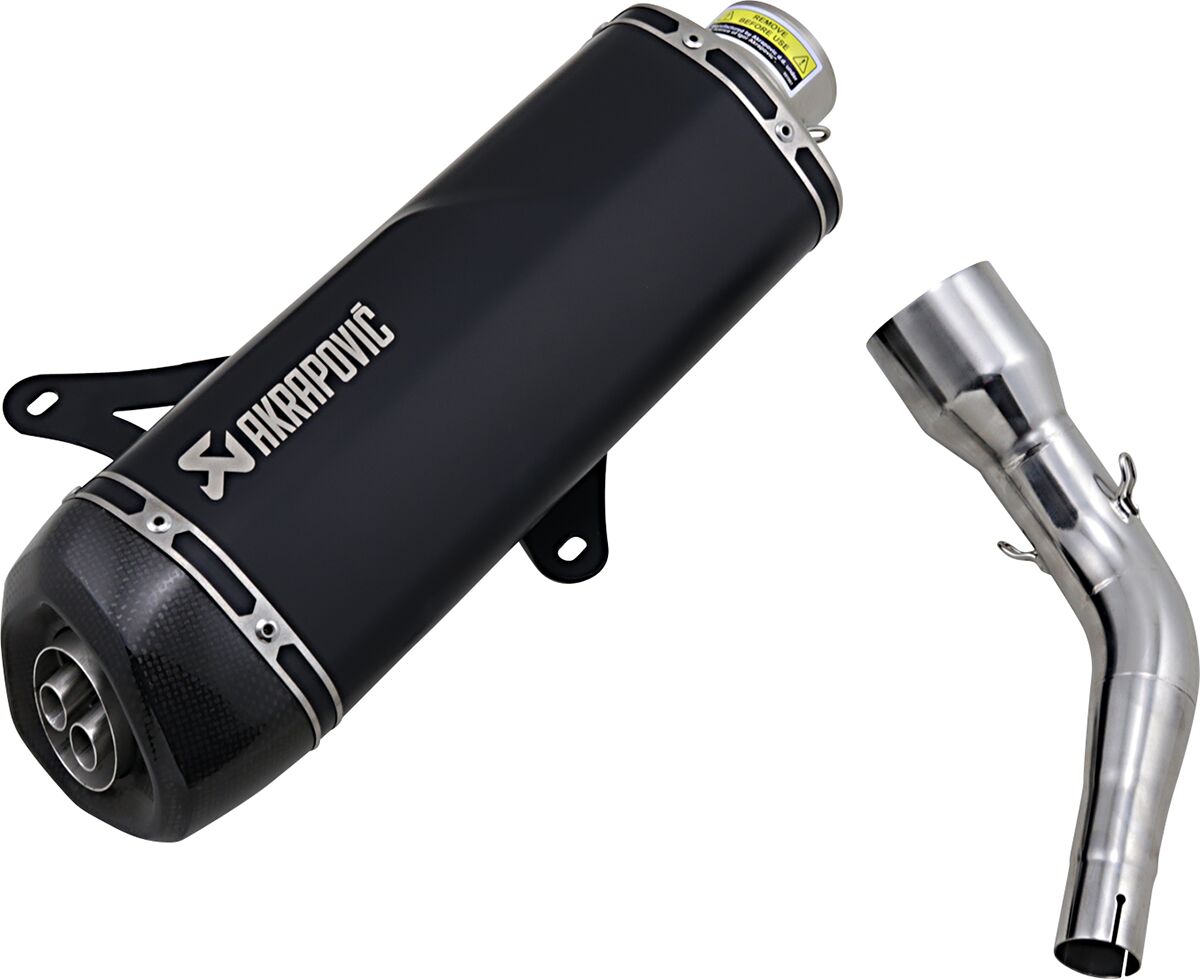 AKRAPOVIC S-VE3SO9-HRSSBL Silenziatore slip-on per scooter in acciaio inossidabile VESPA GTS 300 I.E. ABS	05>20