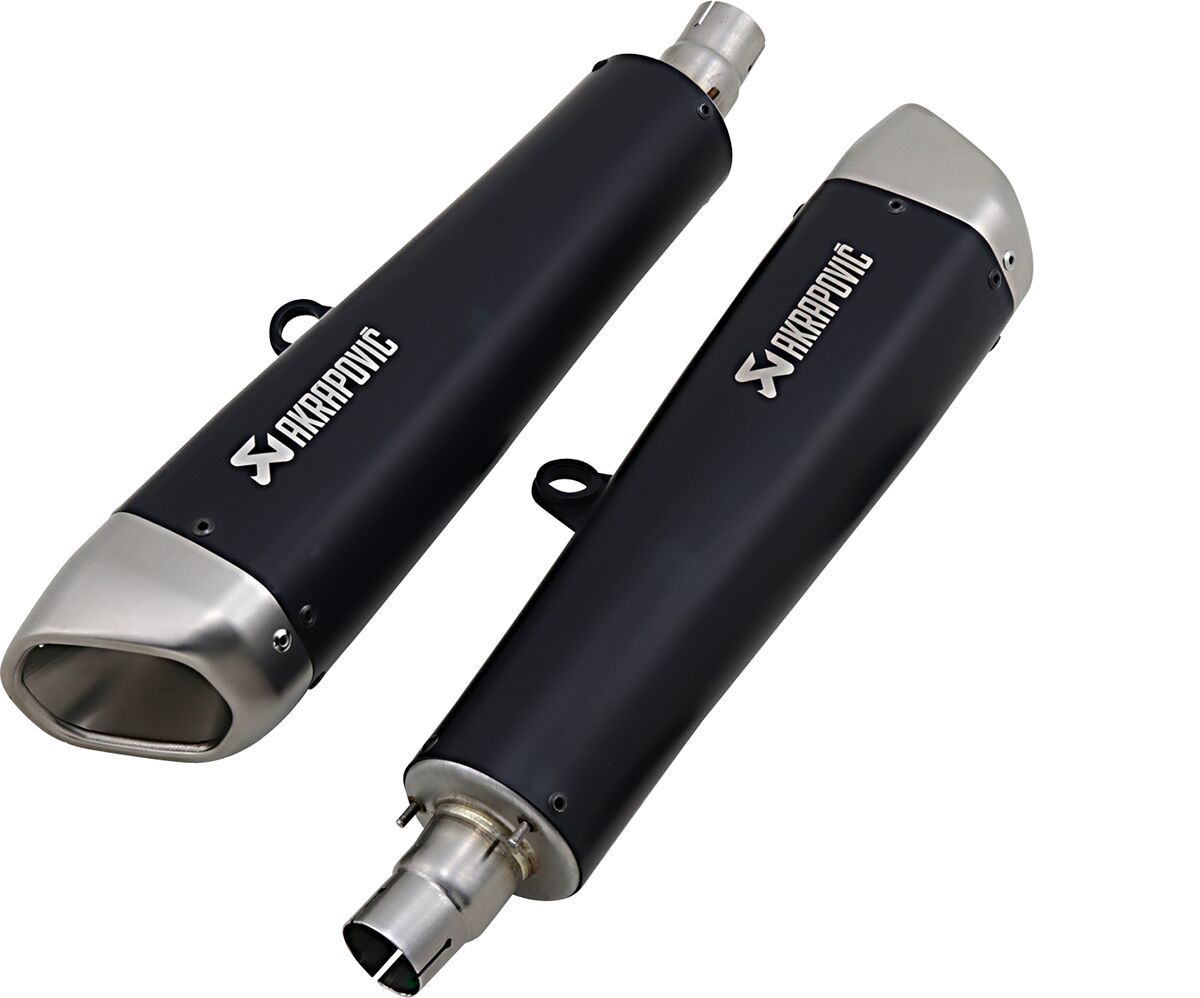 AKRAPOVIC S-T12SO2-HCQTBL Silenziatore slip-on in titanio TRIUMPH THRUXTON 1200 ABS 16>24