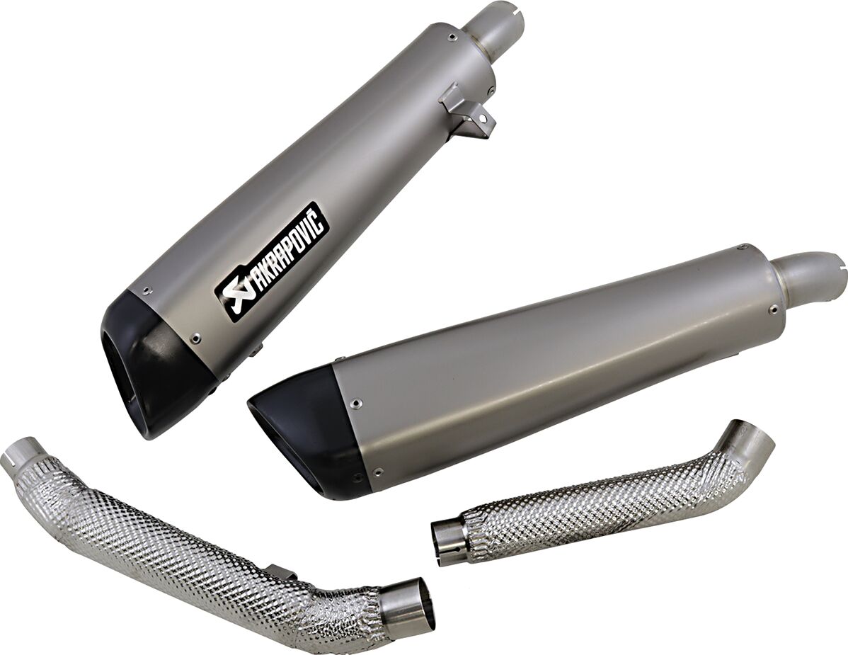 AKRAPOVIC S-T12SO3-HCQT Silenziatore slip-on in titanio TRIUMPH SCRAMBLER 1200 XC 19>20