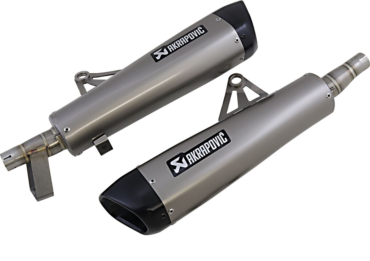 AKRAPOVIC S-T12SO4-HCQT Silenziatore slip-on in titanio TRIUMPH BONNEVILLE 900 T100 ABS 16>20