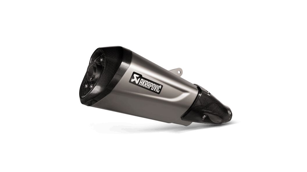 AKRAPOVIC S-VE3SO11-ZDFSS Silenziatore linea slip-on SCOOTER VESPA GTS 300 HPE ABS 21>24