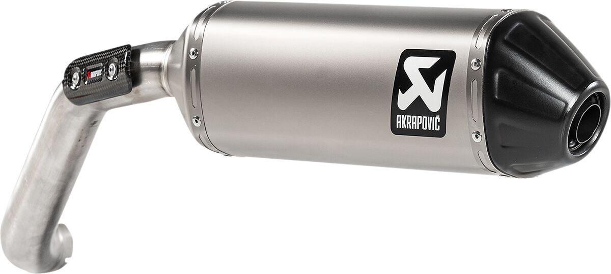 AKRAPOVIC S-MG8SO2-HFTT Silenziatore linea slip-on MOTO GUZZI V85 850 TT 18>24