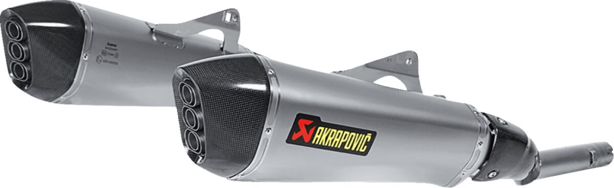 AKRAPOVIC S-B16SO4-HZAAT Silenziatori linea slip-on BMW	K 1600 GTL ABS 11>24