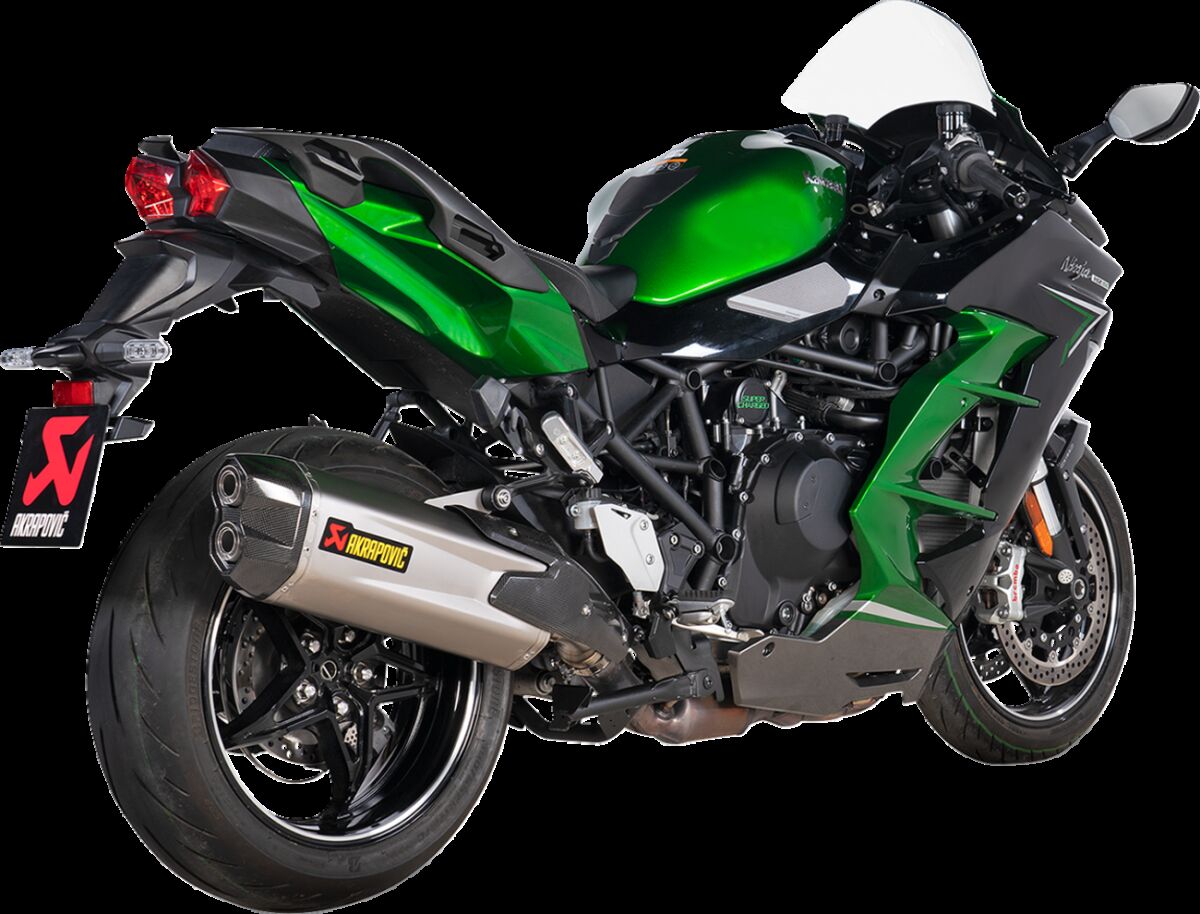 AKRAPOVIC S-K10SO30-HGIT Silenziatore linea slip-on KAWASAKI H2 1000 SX ABS 22>25