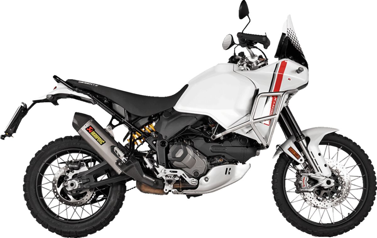 AKRAPOVIC S-D9SO19-HJAT Silenziatore linea slip-on DUCATI DESERT X 950 ABS 22>24
