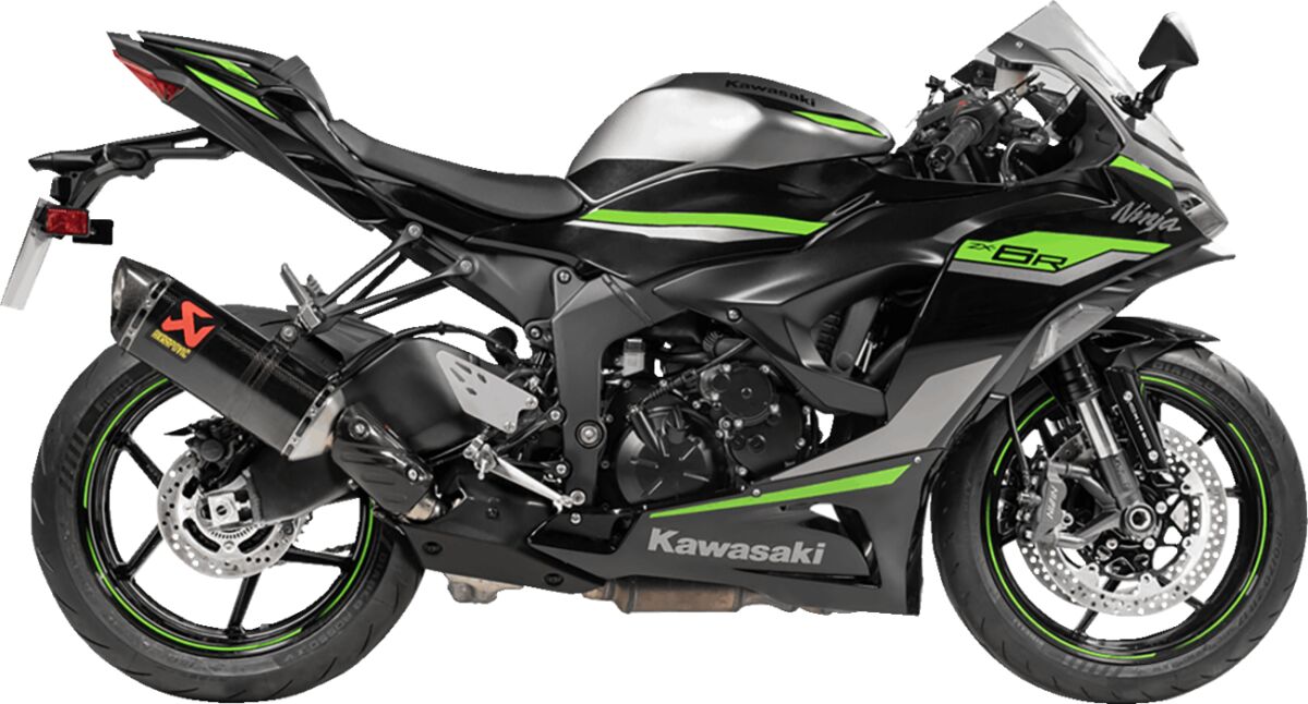 AKRAPOVIC S-K6SO7-HZC/3 Silenziatore linea slip-on KAWASAKI ZX-6 R 636 ABS 09>25