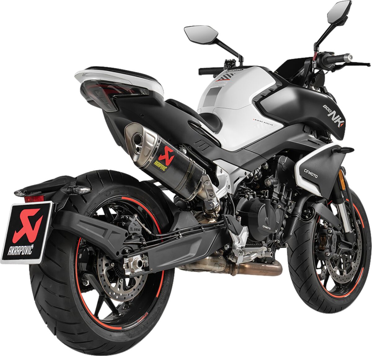 AKRAPOVIC S-CF8SO1-HAPLC Silenziatore linea slip-on CF MOTO NK 800 ABS 23>25