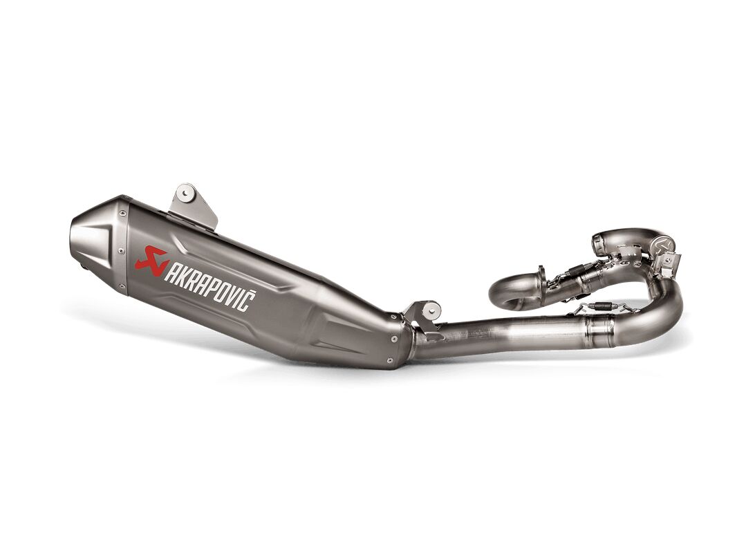 AKRAPOVIC S-Y4MET16-FDHLTA SCARICO COMPLETO offroad Evolution Line YAMAHA YZ 450 FX 23>26