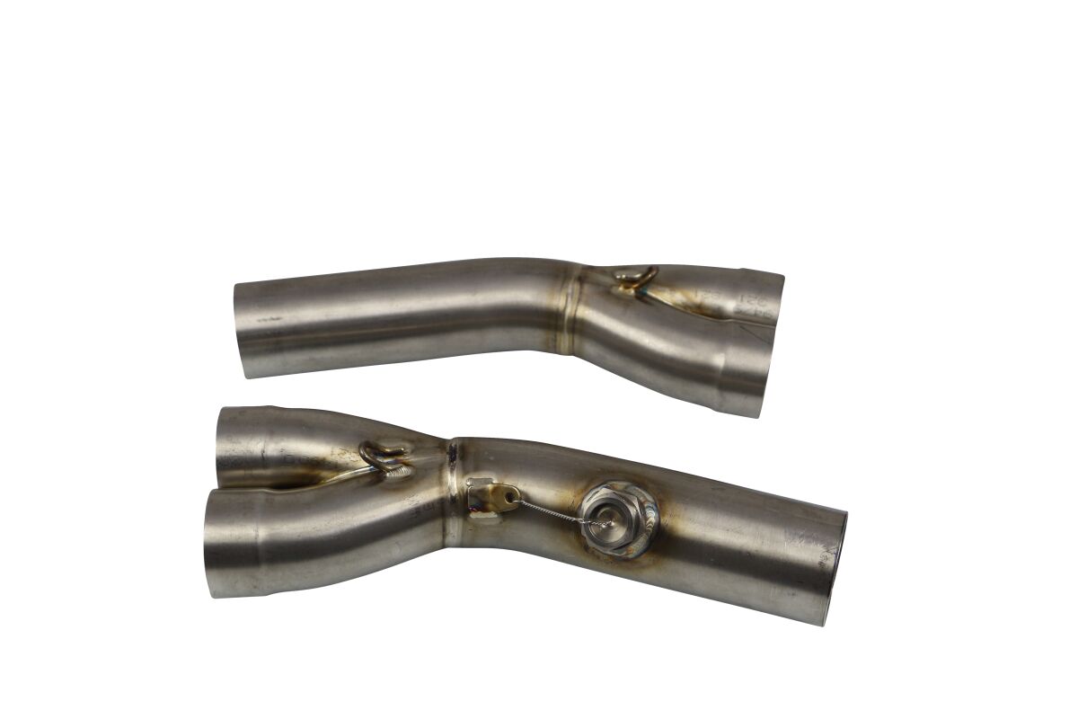 AKRAPOVIC C-K6R6L Tubo intermedio raccordo Y KAWASAKI ZX-6 R 636 ABS 09>23