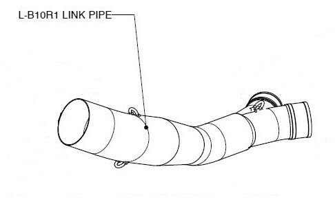AKRAPOVIC AKRAPOVIC L-K7SO2 Tubo intermedio, di raccordo e a Y KAWASAKI Z 750 ABS 07>12