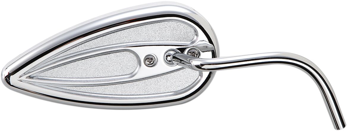 ARLEN NESS 13-036 Specchietto DX CROMO a goccia con stelo acciaio HARLEY DAVIDSON HONDA YAMAHA SUZUZKI KAWASAKI