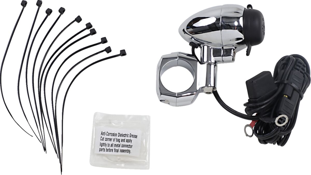 KURYAKYN KUR1476 Sorgente di alimentazione elettrica attacco manubrio HARLEY DAVIDSON KAWASAKI INDIAN TRIUMPH