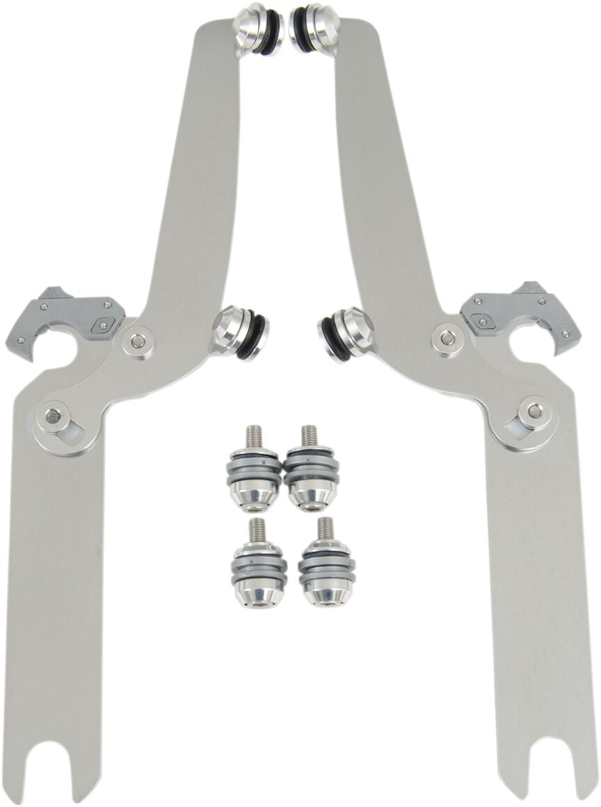 MEMPHIS SHADES MEM8922 KIT STAFFE completo a sgancio rapido per parabrezza sportivi HARLEY DAVIDSON FLS 1690 86>17