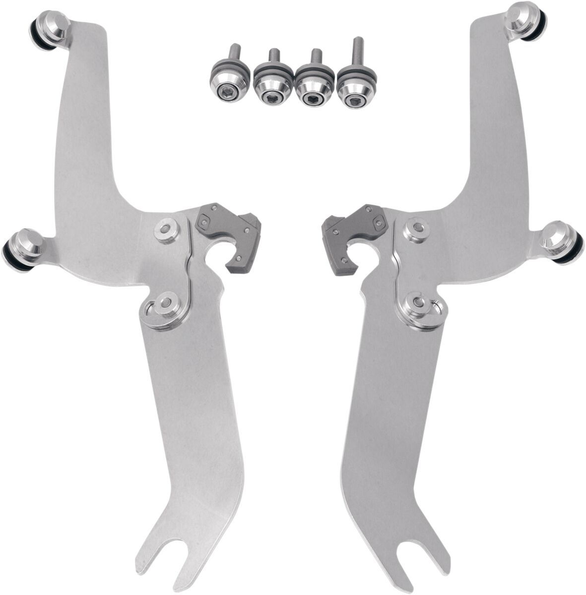 MEMPHIS SHADES MEM8923 KIT STAFFE completo a sgancio rapido per parabrezza sportivi HARLEY DAVIDSON FLS 1690 88>17