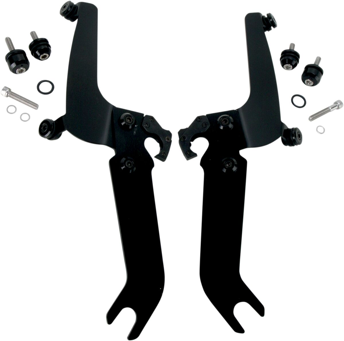 MEMPHIS SHADES MEB8923 KIT STAFFE completo a sgancio rapido per parabrezza sportivi HARLEY DAVIDSON FLS 1690 88>17